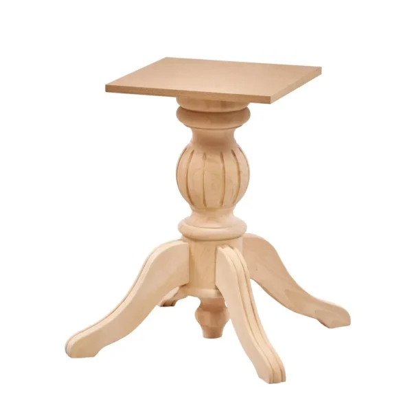 Ahşap Baba Ayak Masa Ayağı – Yuvarlak Masa İçin Ankara