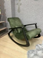 Antalya Ahşap Sallanan Sandalye – Balkon & Teras İçin Minderli Sallanan Koltuk