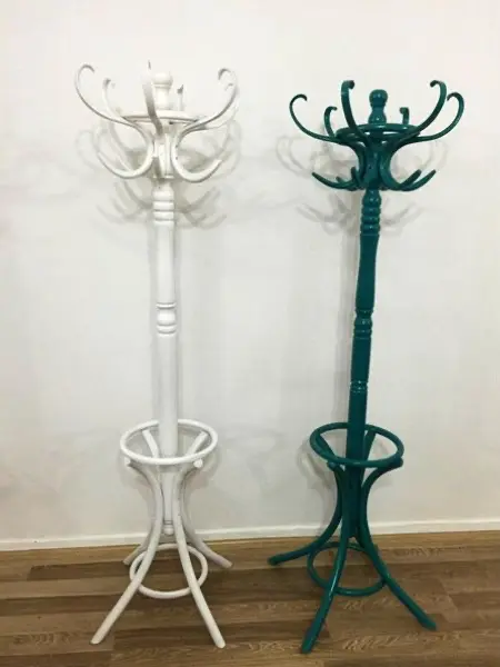 bambu ayaklı askılık ahşap portmanto elbise askılığı