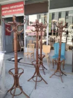 bambu ayaklı askılık ahşap portmanto elbise askılığı