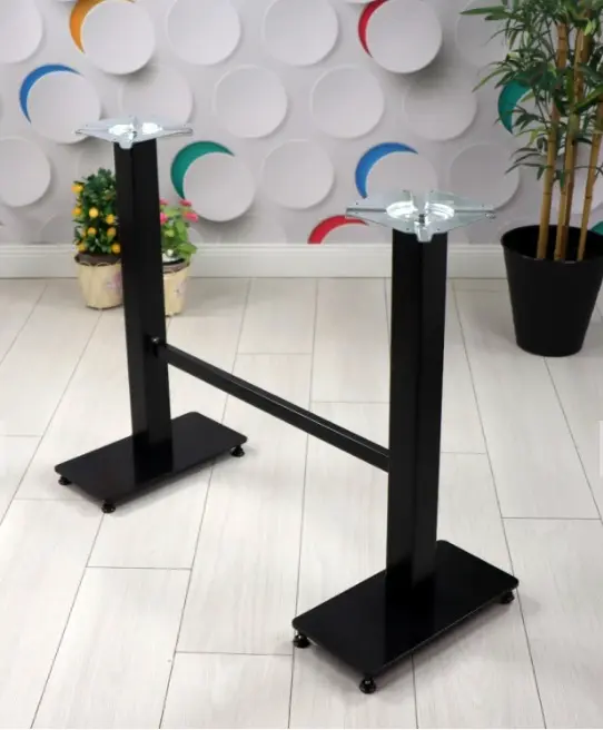 Çiftli metal masa ayağı ofis masa ayağı