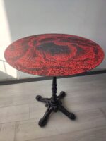 Döküm Ayak Yuvarlak Masa