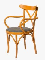 Döşemeli Kollu Tonet Sandalye - Cafe Lokanta Sandalyesi Alanya - Görsel 2