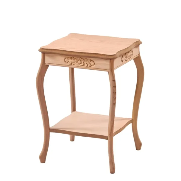 gaziantep fiskos sehpa kare oymalı ahşap fiskos sehpa modeli