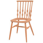 Ham Ahşap Sandalye - Cafe Sandalyesi - Görsel 2