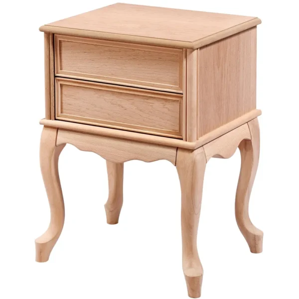 King çift çekmeceli komodin ham ahşap MDF Ankara komodin modeli