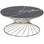 Orta Sehpa Yuvaralak Metal Ayaklı (21031) - Görsel 2