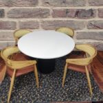 Yuvarlak Ahşap Yemek Masası - Hatay